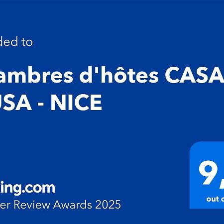 Chambres D'Hotes Casa Musa - Ницца Экстерьер фото
